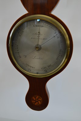 Lot 319 - Barbon, London, wheel barometer