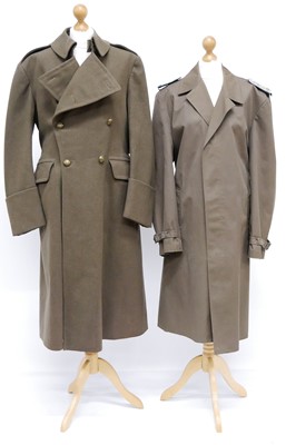 Lot 373 - Two great coats and various uniforms