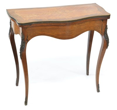 Lot 310 - Late 19th-century card table