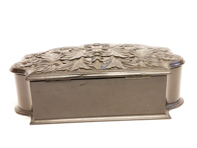 Lot 229 - Victorian lacquer effect dressing table box