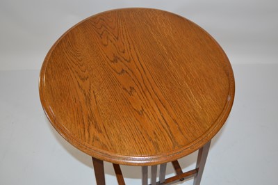 Lot 242 - Arts & Crafts oak side table