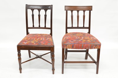 Lot 346 - Seven dining chairs