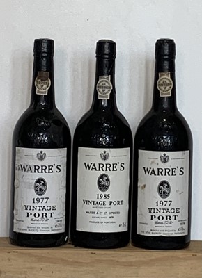 Lot 48 - 3 Bottles mixed Lot Warre’s Vintage Port