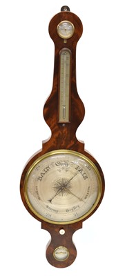 Lot 218 - Wheel barometer by Agnew & Zanetti