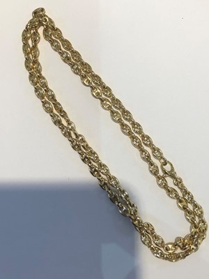 Lot 30 - A 9ct gold chain necklace