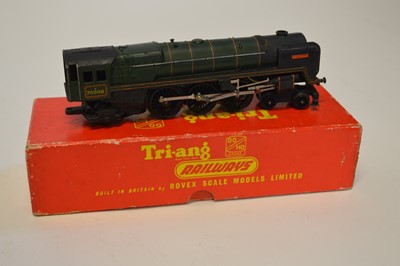 Lot 163 - Collection of Tri-ang locomotives, rolling stock, accessories and track