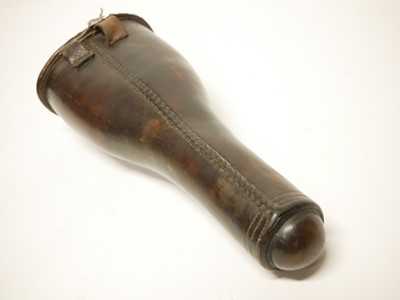 Lot 226 - Leather bucket pistol holster 19th century