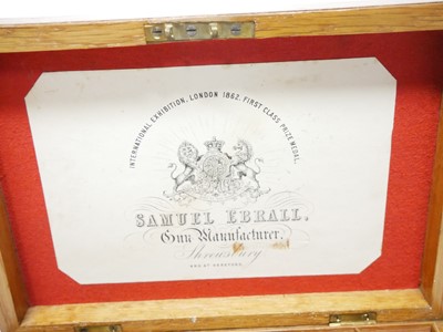 Lot 228 - Samuel Ebrall oak revolver case