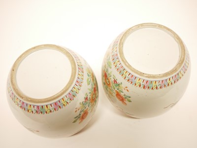 Lot 229 - Pair of Chinese famille verte vases