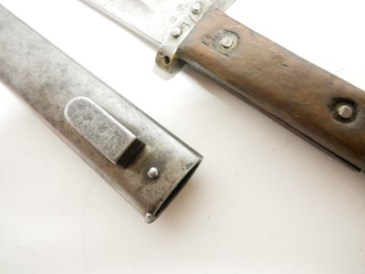 Lot 312 - Two bayonets  and scabbards