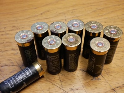 Lot 203 - MORE INFO ADDED READ REPORT 3675 Comp X 12 bore shotgun cartridges LICENCE REQUIRED