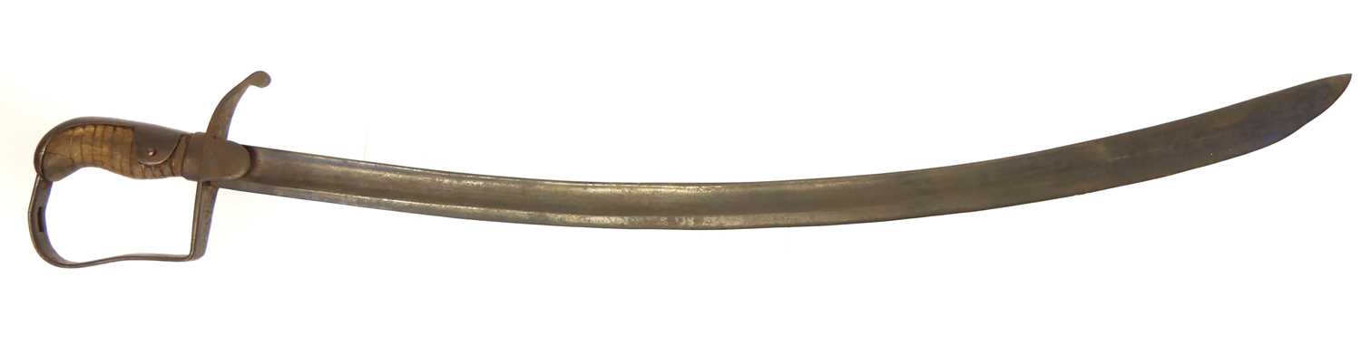 Lot 272 - 1796 pattern light cavalry sabre