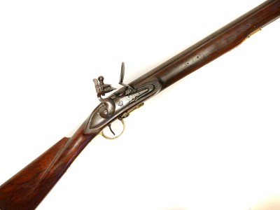 Lot 124 - Indian .750 Brown Bess flintlock musket 20th century LICENCE REQUIRED