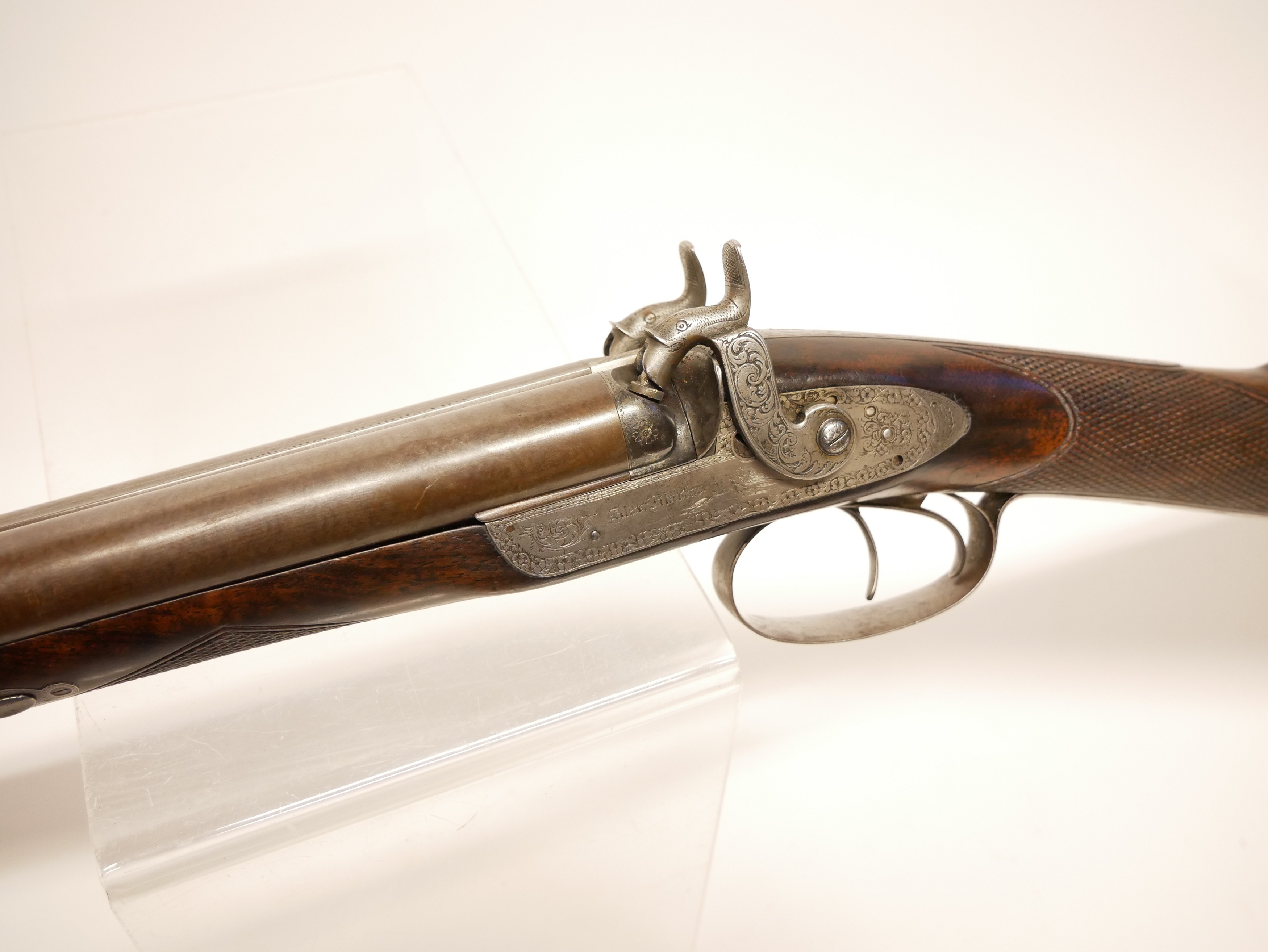 Lot 40 - Alex Martin Glasgow double percussion shotgun