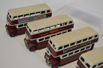 Lot 171 - 8 Dinky Toys 29c Double Decker Busses