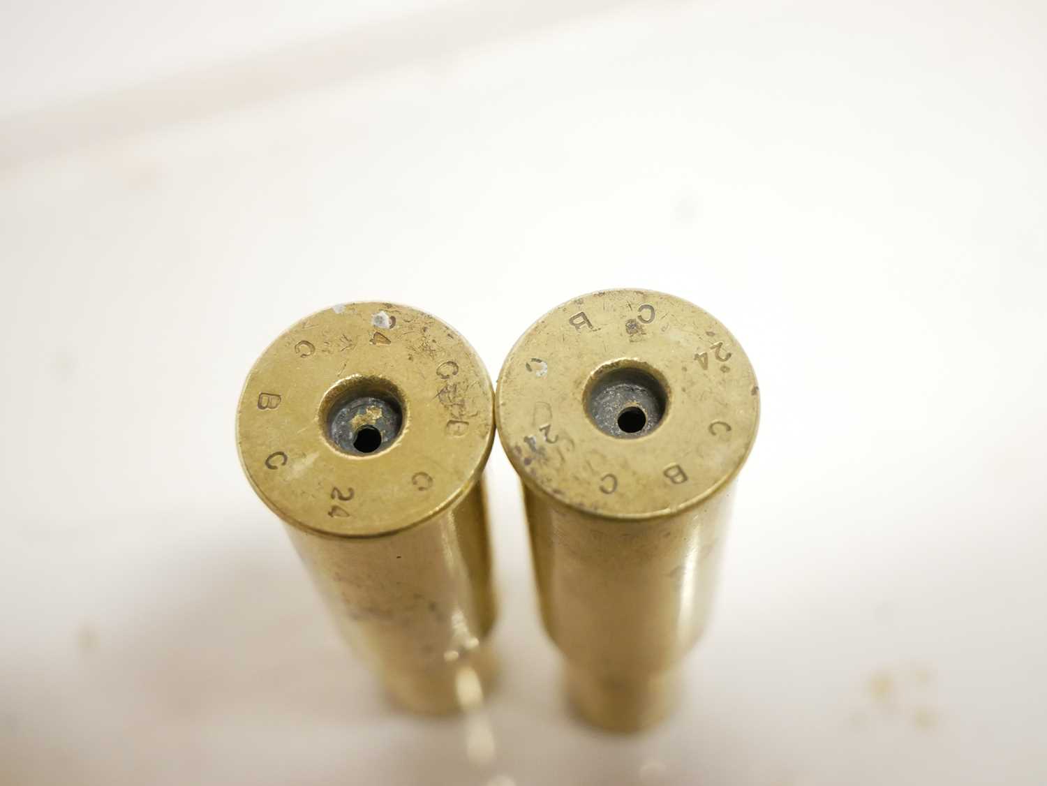 Lot 221 Sixty four .577/450 Martini Henry brass