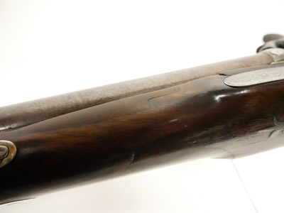 Lot 39 - Westley Richards double barrel percussion shotgun