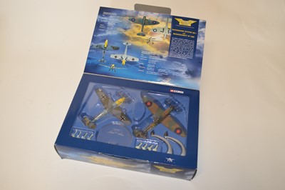 Lot 228 - 3 Corgi Diecast Aircraft Aviation Archive boxed models