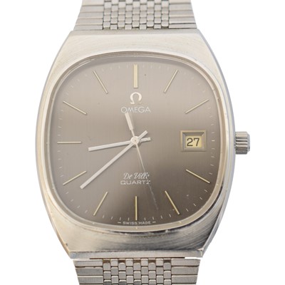 Lot 126 - A stainless steel Omega De Ville quartz wristwatch