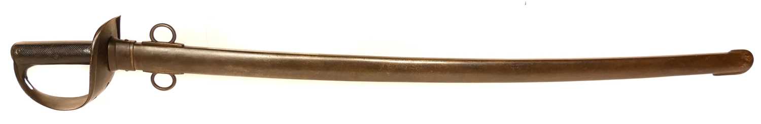 Lot 262 - 1885 pattern heavy cavalry sword and scabbard