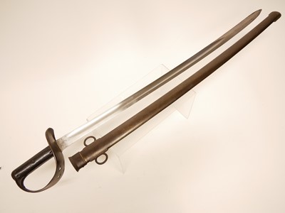 Lot 262 - 1885 pattern heavy cavalry sword and scabbard