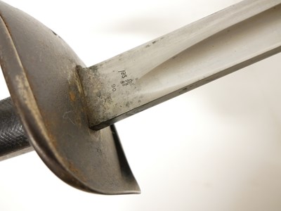 Lot 262 - 1885 pattern heavy cavalry sword and scabbard