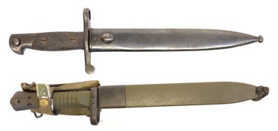 Lot 298 - Two Spanish bayonets and scabbards