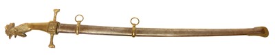 Lot 264 - Copy of a French Garde Sapper cockerel hilted sword