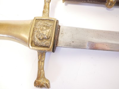 Lot 264 - Copy of a French Garde Sapper cockerel hilted sword