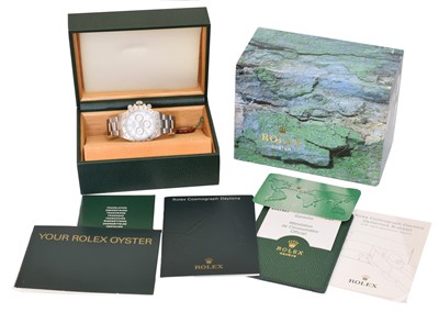 Lot 141 - A stainless steel Rolex Oyster Perpetual Cosmograph Daytona wristwatch