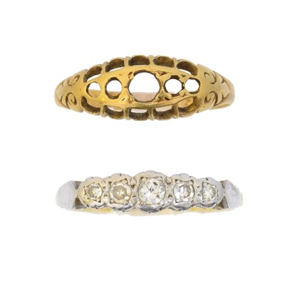 Lot 57 - Two rings