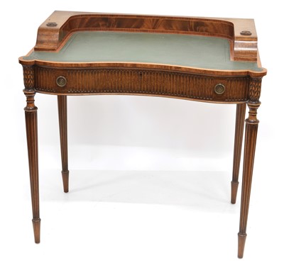 Lot 348 - Mid-20th-century mahogany writing desk
