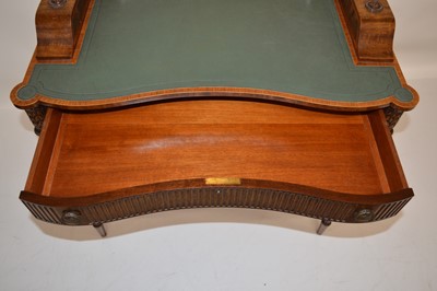 Lot 348 - Mid-20th-century mahogany writing desk
