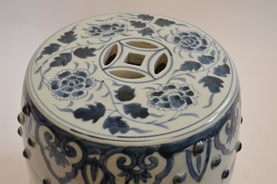 Lot 245 - Chinese porcelain garden seat
