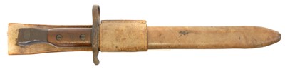 Lot 292 - Ross Rifle bayonet and scabbard