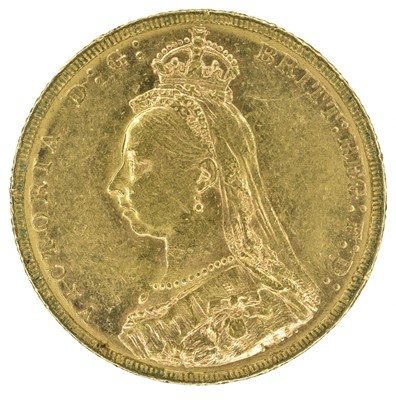 Lot 11 - Queen Victoria, Sovereign, 1888, Melbourne Mint.