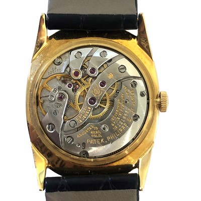 Lot An 18ct gold Patek Philippe Golden Ellipse wristwatch