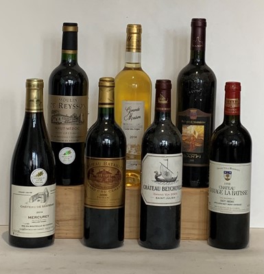Lot 16 - 7 Bottles Mixed Lot Fine Wines to include Classified Growth Claret and Brunello