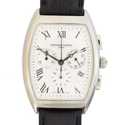 Lot 106 - A stainless steel Frederique Constant watch