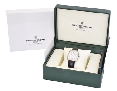 Lot 106 - A stainless steel Frederique Constant watch