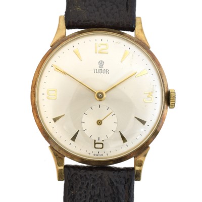 Lot 157 - A 1960s 9ct gold Tudor wristwatch