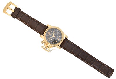 Lot 193 - An 18ct gold Graham Chronofighter Chronograph wristwatch