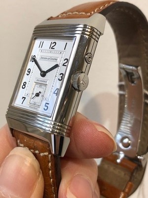 Lot 118 - A Jaeger-LeCoultre Reverso Duoface Wristwatch