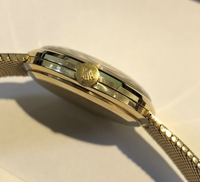 Lot 144 - A 1970s 14ct gold Rolex Precision watch