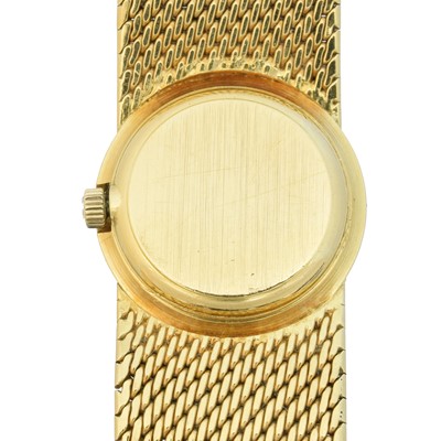 Lot 123 - A 1960s 18ct gold Omega wristwatch