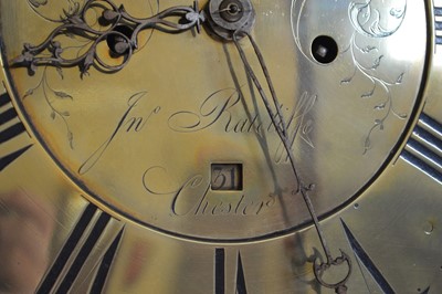 Lot 198 - John Ratcliffe, Chester longcase clock