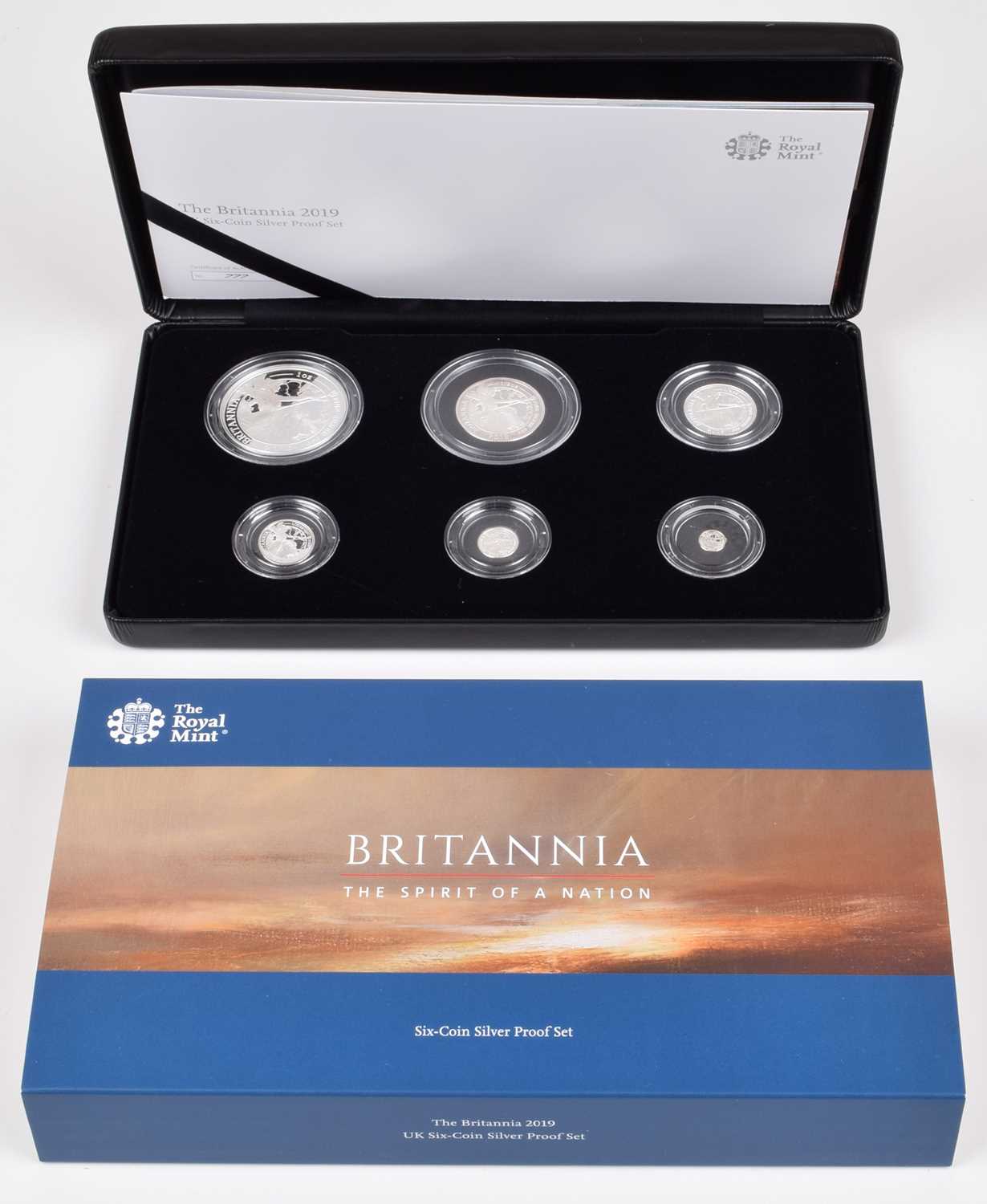 Lot 51 - Royal Mint, The Britannia, 2019, UK Six-Coin Silver Proof Set.