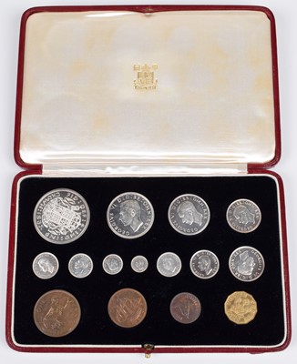 Lot 40 - A Royal Mint George VI 1937 Specimen Coin set.