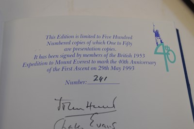 Lot 52 - The Ascent of Everest, 50th anniversary edition