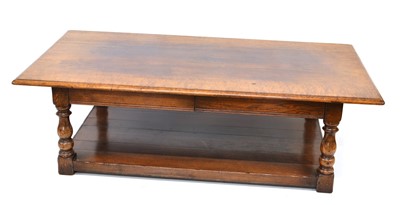 Lot 364 - Mid-20th-century oak coffee table